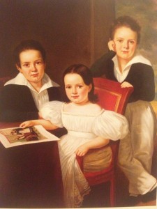 Victor Forstall, Ernest Forstall, and Eugenie Forstall, Jean Joseph Vaudechamp, 1836, Private Collection