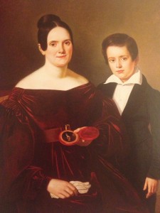 Clara Durel, Madame Edmond Jean Forstall and her son Eugene Forstall, Jean Joseph Vaudechamp, 1836, The Historic New Orleans Collection