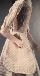 Close up of doll's dress